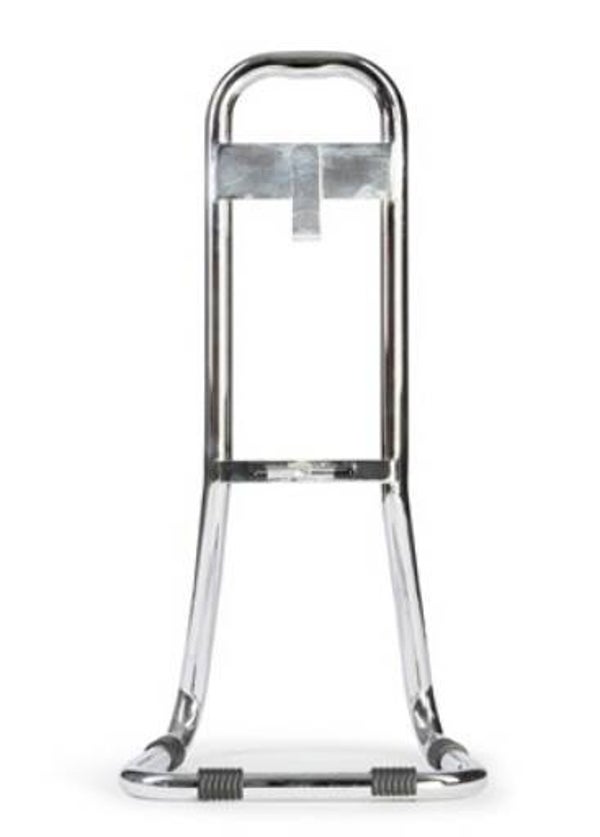 Brandblusser standaard chroom 64.5 cm hoog voor schuimblusser 6 liter of poederblusser 6-kg