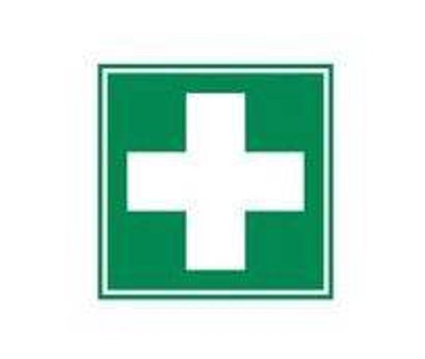 EHBO-sticker (10x10cm)