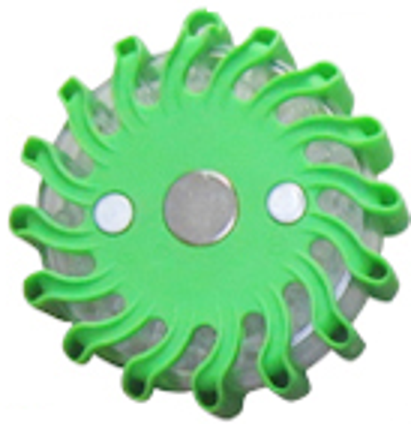 Waarschuwingslicht magnetisch 360° LED (groen)