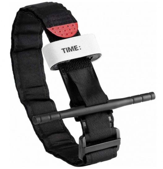 Tourniquet om grote bloeding te stelpen