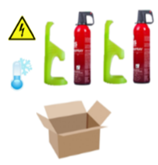 Trias schuimblusser 750ml set incl. glow houder