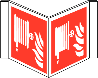 Bord Brandhaspel 10x20cm (panorama) NEN-EN-ISO7010