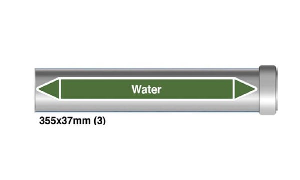 Sticker waterleiding 35.5x3.7cm (3)