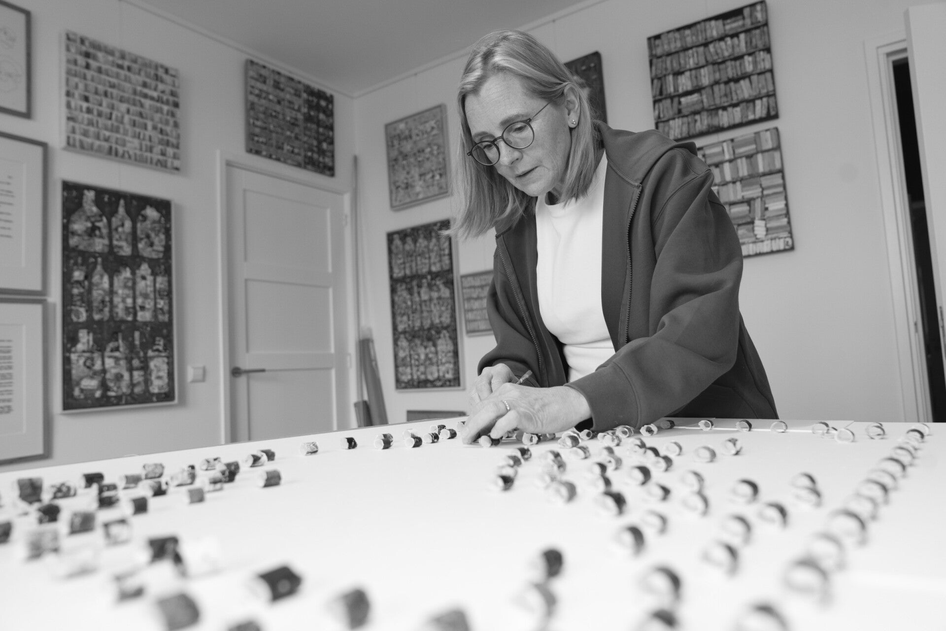 Hanne Winkler in her studio