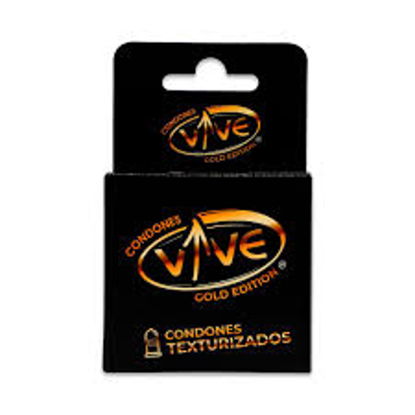 VIVE GOLD PRESERVATIVO 3.00 PZA
