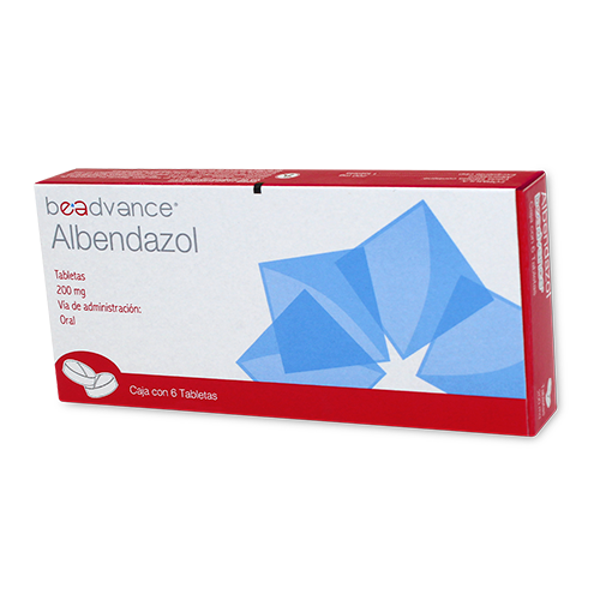 ALBENDAZOL 200MG TABS BEADVANCE C/6