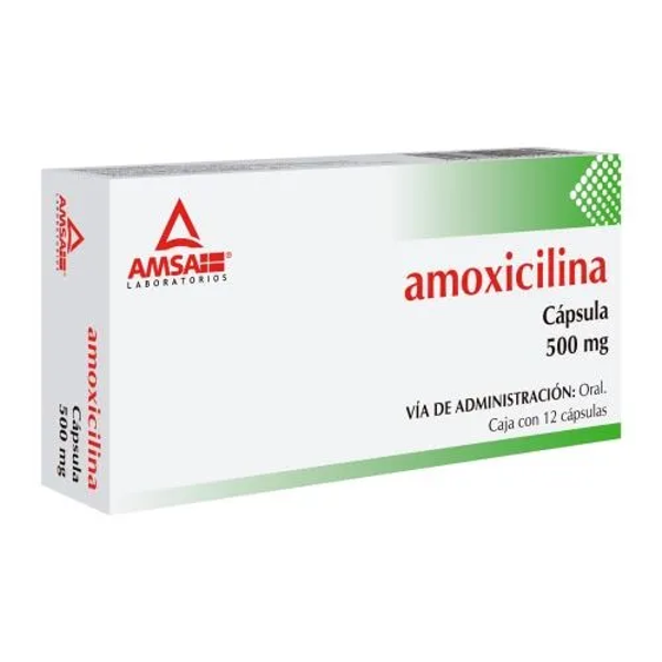 AMOXICILINA 500MG CAPS AMSA C/12