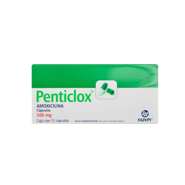 PENTICLOX  AMOXICILINA 500.00 MG CAPS. C/12
