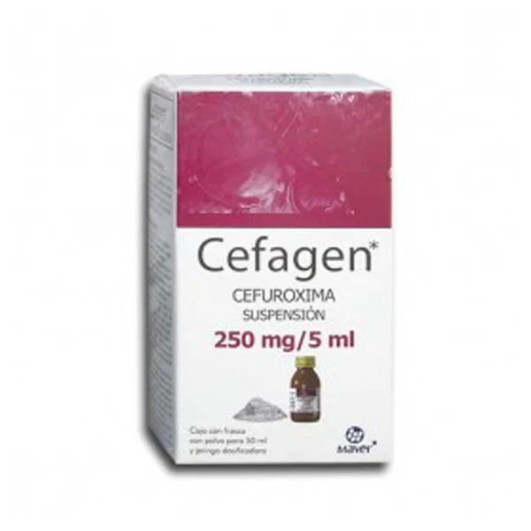 CEFAGEN CEFUROXIMA 250 MG/5ML SUSP.