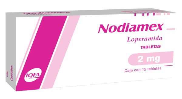 NODIAMEX TABS (LOPERAMIDA 2MG) C/12TABS
