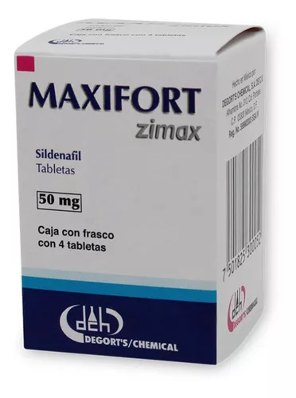 MAXIFORT (SILDENAFIL 50MG) C/4 TABLETAS