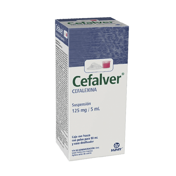CEFALVER SUSP (CEFALEXINA 125MG/5ML)