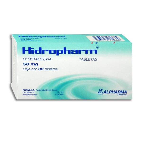 HIDROPHARM TABS(CLORTALIDONA 50MG) C/30