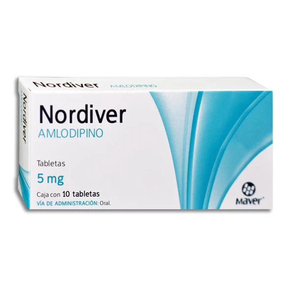 NORDIVER TABS (AMLODIPINO 5MG) C/10