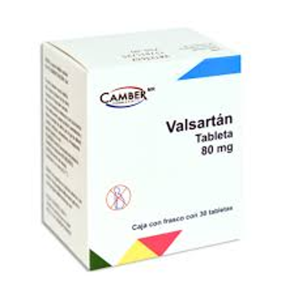 VALSARTAN 80MG TABS. C/30 CAMBER