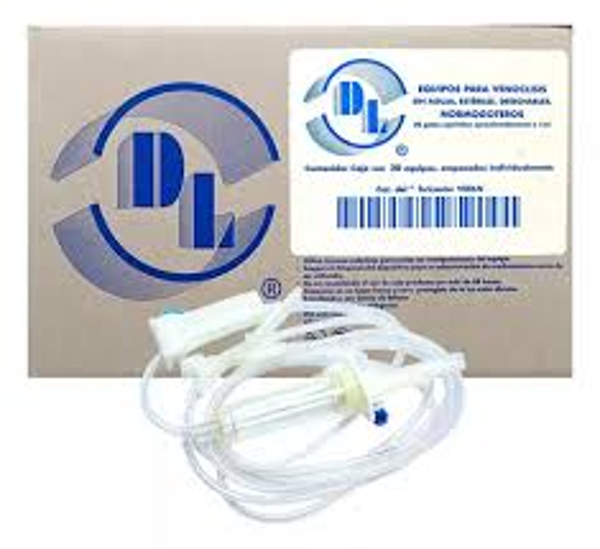 EQUIPO PARA VENOCLISIS NORMOGOTERO 1.00 PZA DL