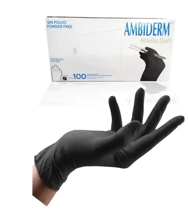 AMBIDERM GUANTES DE NITRILO GRANDE C/100