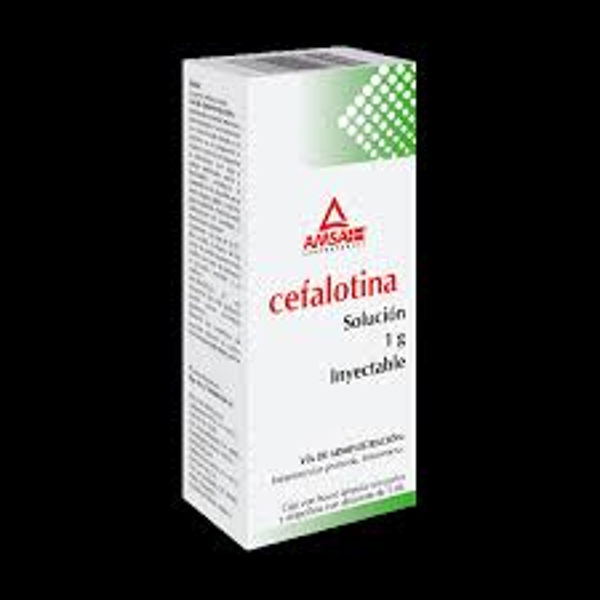 CEFALOTINA 1G INY. AMSA C/1 AMPOLLETA