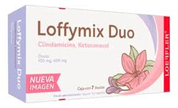 LOFFYMIX OVULOS KETOCONAZOL 400.00 MG CLINDAMICINA 100.00 MG OVULOS LOEFFLER
