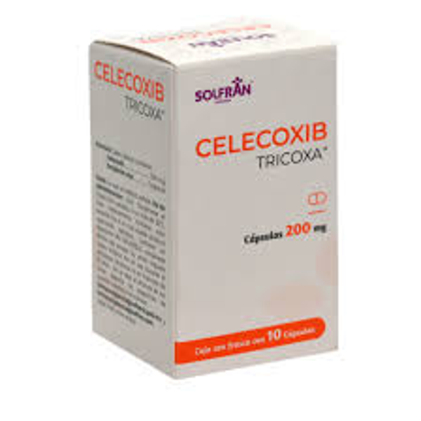 TRICOXA CELECOXIB 200MG CAPS C/10 SOLFRAN