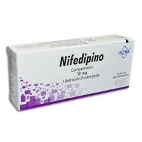 NIFEDIPINO 30 MG COMPRIMIDOS. C/30 ULTRA