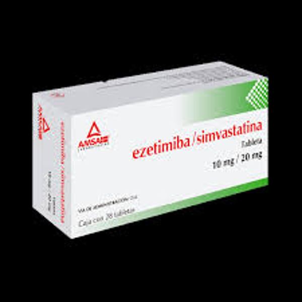 SIMVASTATINA 20.00 MG EZETIMIBA 10.00 MG TABS. C/28 AMSA