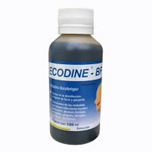 ECODINE-BF YODOPOVIDONA ANTICEPTICO 8G BUCOFARINGEO 120ML