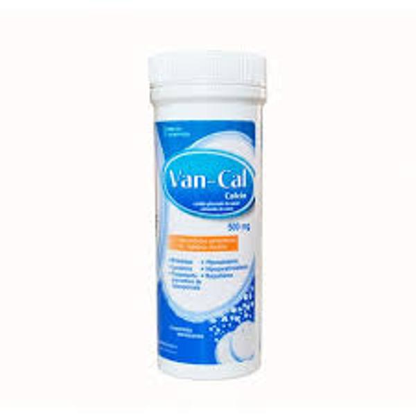 VAN-CAL  GLUCONOLACTATO DE CALCIO/CARBONATO DE CALCIO/CALCIO  2.940G/0.300G/500MG COMPRIMIDOS EFERVEC. C/12