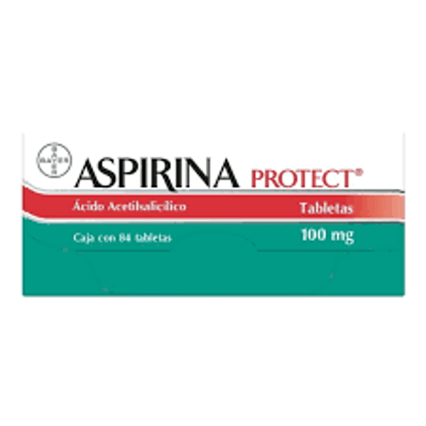 ASPIRINA PROTEC ACIDO ACETILSALICILICO 100MG TABS. C/28ASPIRINA PROTEC ACIDO ACETILSALICILICO 100MG TABS. C/28