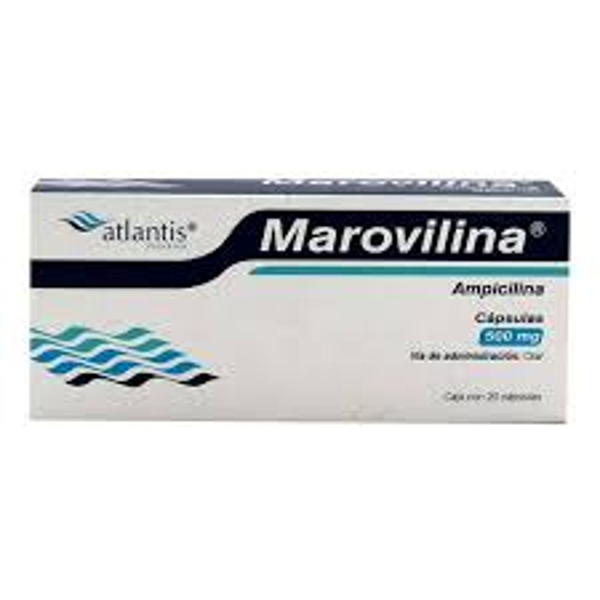 MAROVILINA AMPICILINA 500MG CAPS. C/20