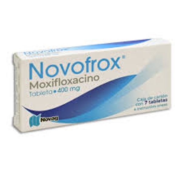 NOVOFROX MOXIFLOXACINO TABS. 400MG C/7