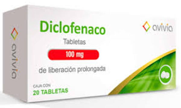 DICLOFENACO SODICO 100.00 MG TABS. C/20 AVIVIA