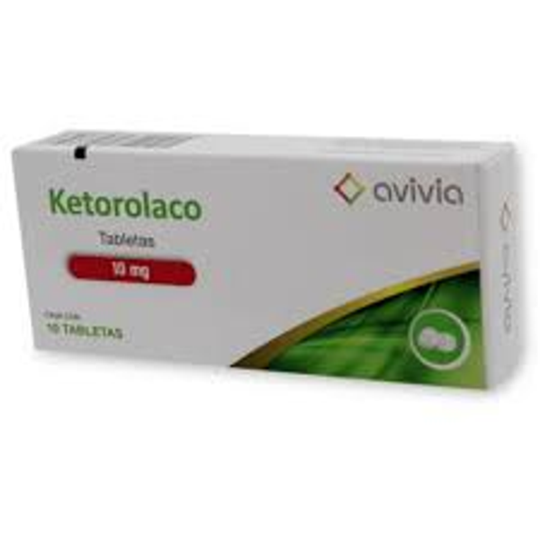KETOROLACO 10.00 MG TABS. C/10 AVIVIA