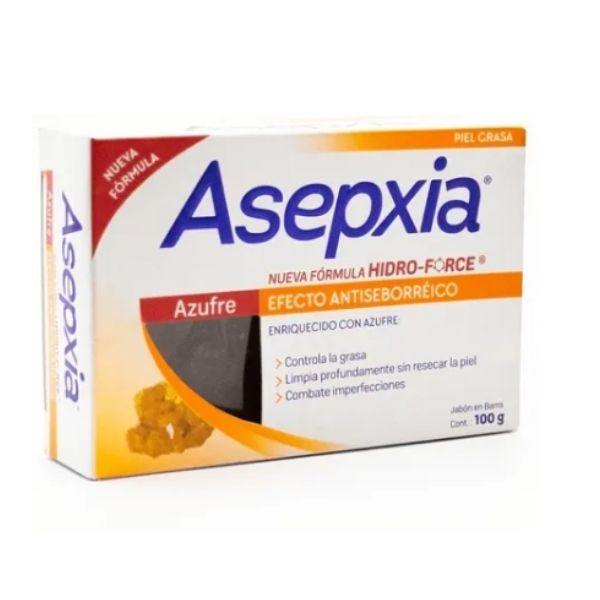 ASEPXIA JABON AZUFRE EFECTO ANTI-SEBO