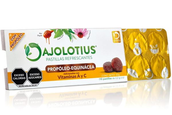 AJOLOTIUS PROPOLEO-EQUINACEA PASTILLAS (GLUCOSA 1.00 S/G PROPOLEO 1.00 S/G EQUINACEA 1.00 S/G)
