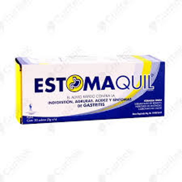 ESTOMAQUIL (SUBSALICILATO DE BISMUTO, HIDROXIDO DE MAGNESIO, CARBONATO DE CALCIO)
