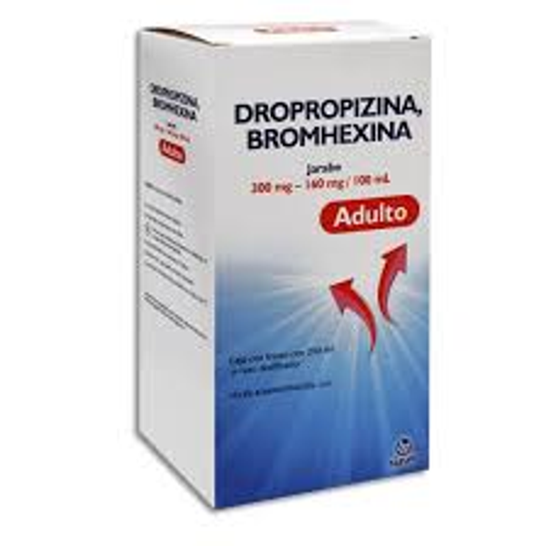 DROPROPIZINA/BROMHEXINA JARABE 300MG/160MG/100ML ADULTO MAVER