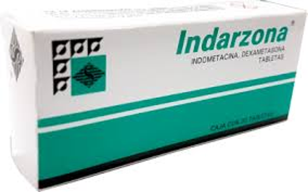 INDARZONA TABS. INDOMETACINA 25.00 MG DEXAMETASONA 0.50 MG C/30
