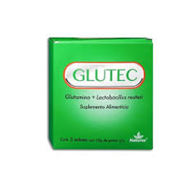 GLUTEC SOBRES C/3 LACTOBACILOS 1.00 S/G GLUTAMINA 1.00 S/G