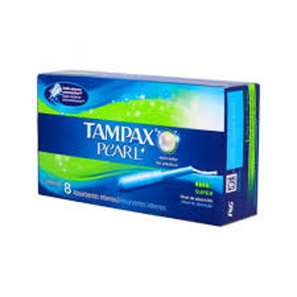 TAMPAX PEARL C/8 TAMPONES SUPER ABSORCION