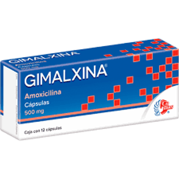 GIMALXINA AMOXICILINA 50OMG CAPS. C/12
