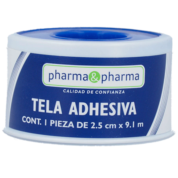 TELA ADHESIVA 2.5CM X 9.1M PHARMA & PHARMA PIEZA