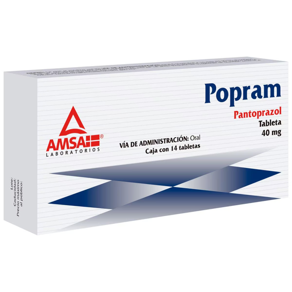 POPRAM PANTOPRAZOL 40.00 MG TABS C/14