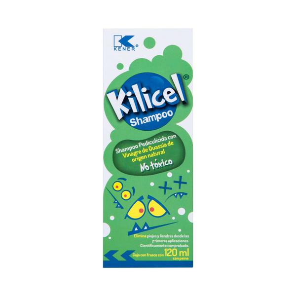 KILICEL SHAMPOO CONTRA PIOJOS 120ML VINAGRE DE QUASSIA DE ORIGEN NATURAL