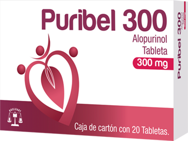 PURIBEL 300 ALOPURINOL 300MG TABS C/20
