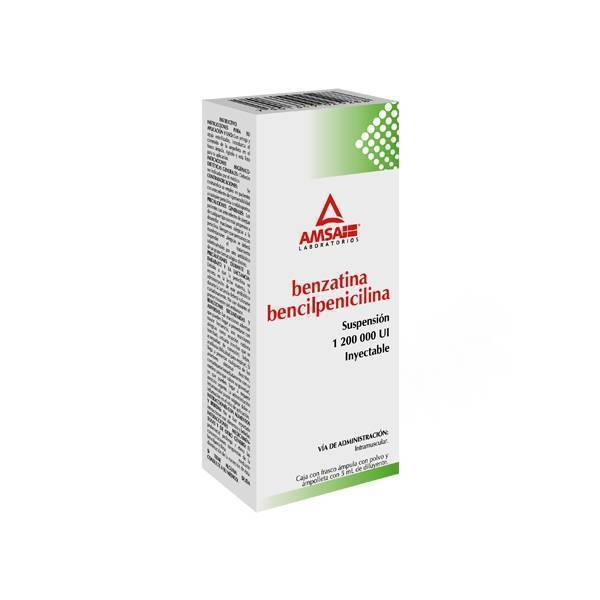 BENZATINA BENCILPENICILINA 1200000UI (PENDIBEN L-A) SUSP 1AMP