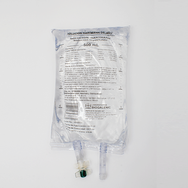 SOLUCION HARTMAN (DELMED) 500ML