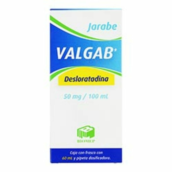 VALGAB (DESLORATADINA 50MG/100ML) 120ML JBE