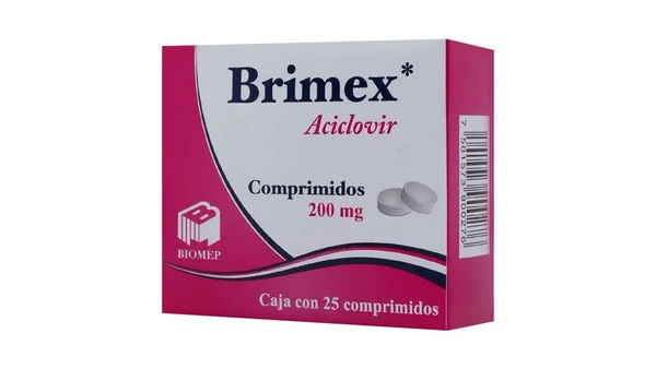 BRIMEX (ACICLOVIR 200MG) 25 COMP