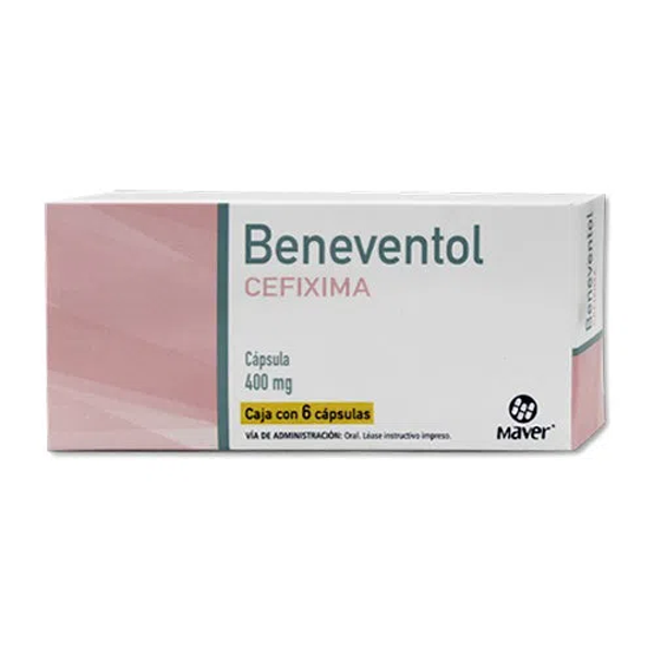 BENEVENTOL (CEFIXIMA) 400 MG 6 CAPS